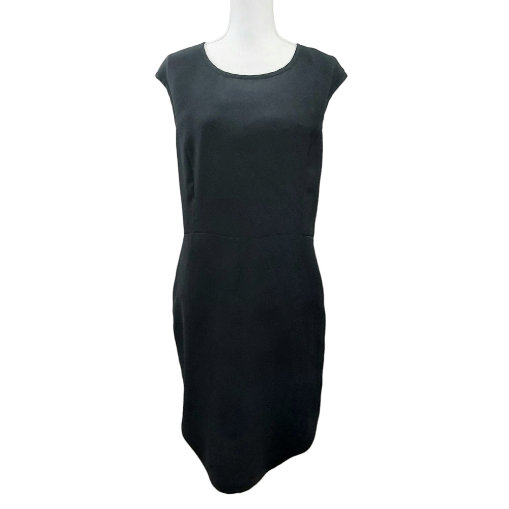 Banana Republic Factory black sheath dress 14